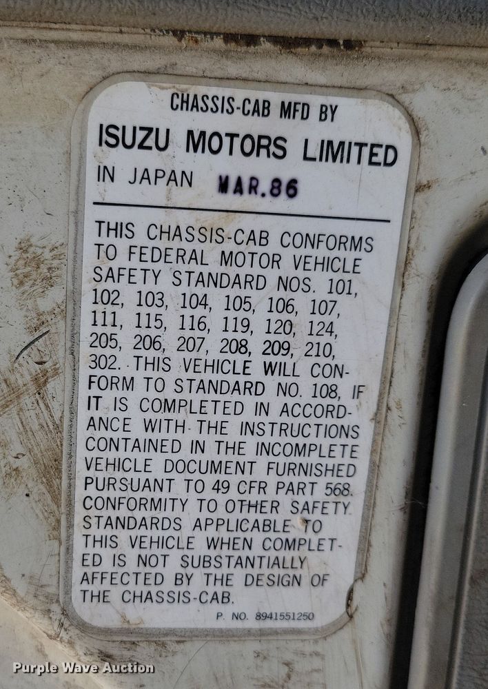 image for item NO9879 1986 Chevrolet 40 Tiltmaster dump flatbed truck