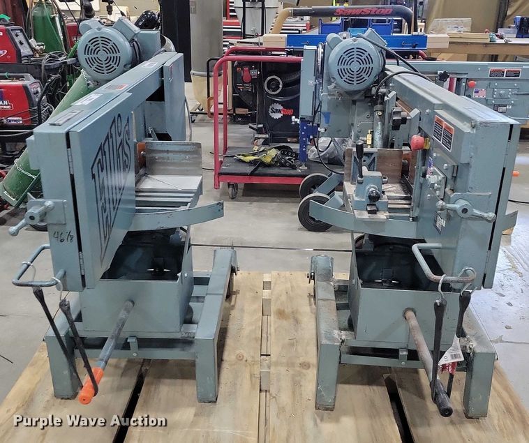 image for item NO9912 (2) Ellis 1600 band saws