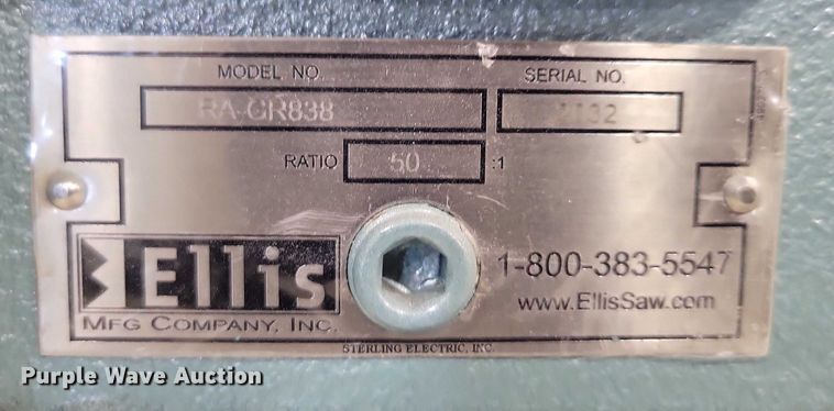 image for item NO9912 (2) Ellis 1600 band saws