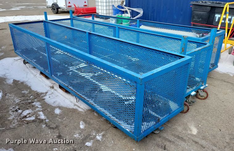 image for item NO9919 (3) metal storage bins