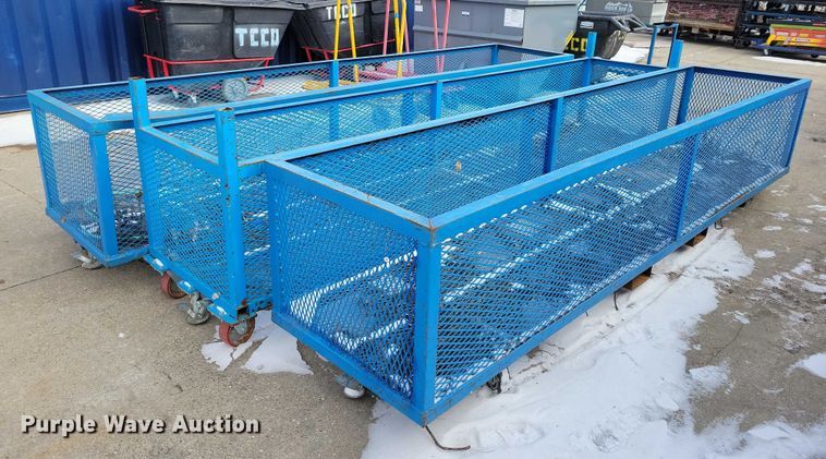 image for item NO9919 (3) metal storage bins