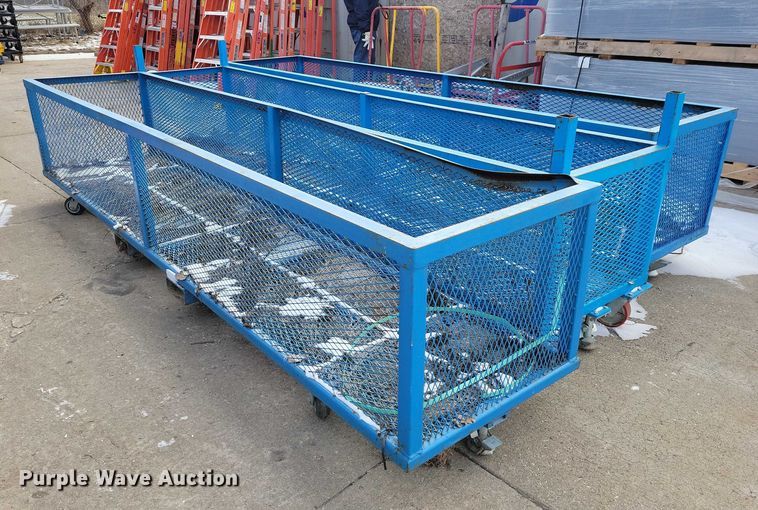 image for item NO9919 (3) metal storage bins