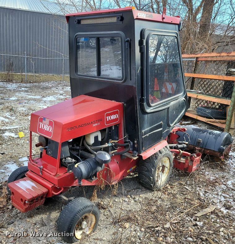 image for item NO9923 Toro Groundsmaster 328D sweeper