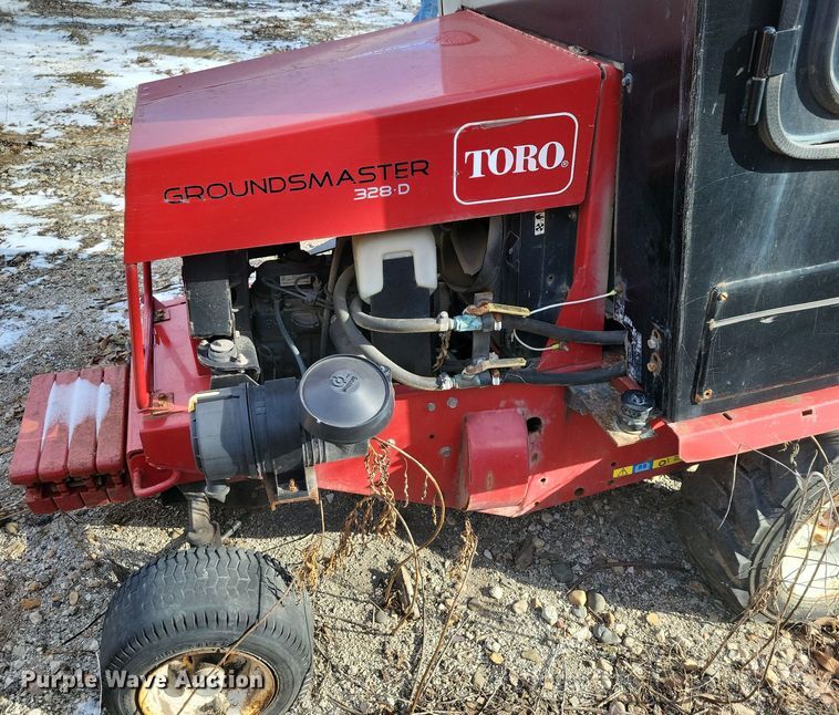image for item NO9923 Toro Groundsmaster 328D sweeper
