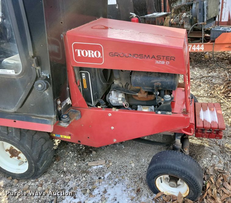 image for item NO9923 Toro Groundsmaster 328D sweeper
