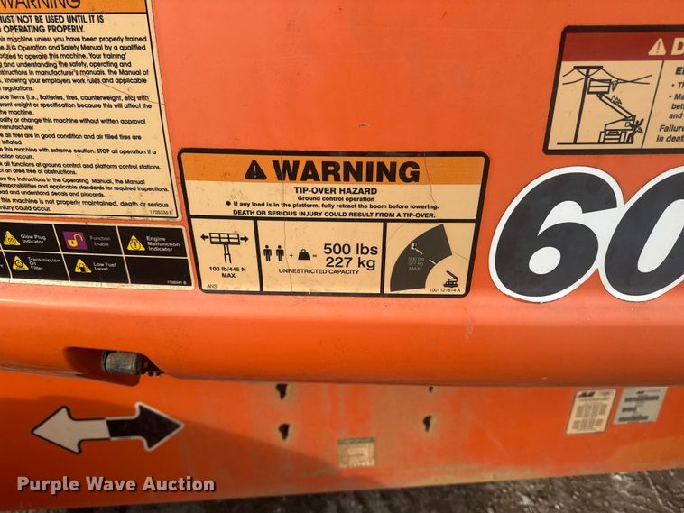 image for item DO2377 JLG 600AJ boom lift