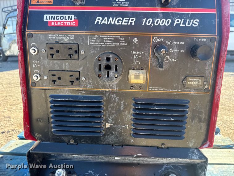image for item DQ4235 Lincoln Electric Ranger 10,000 Plus welder/generator