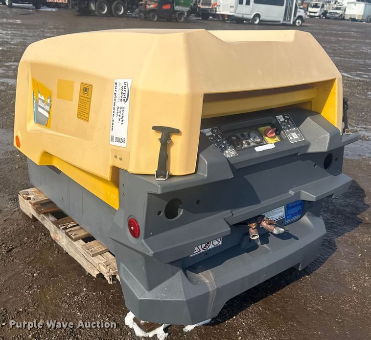 image for item DQ4243 2017 Atlas Copco XAS110 air compressor