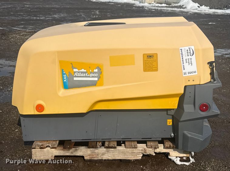 image for item DQ4243 2017 Atlas Copco XAS110 air compressor