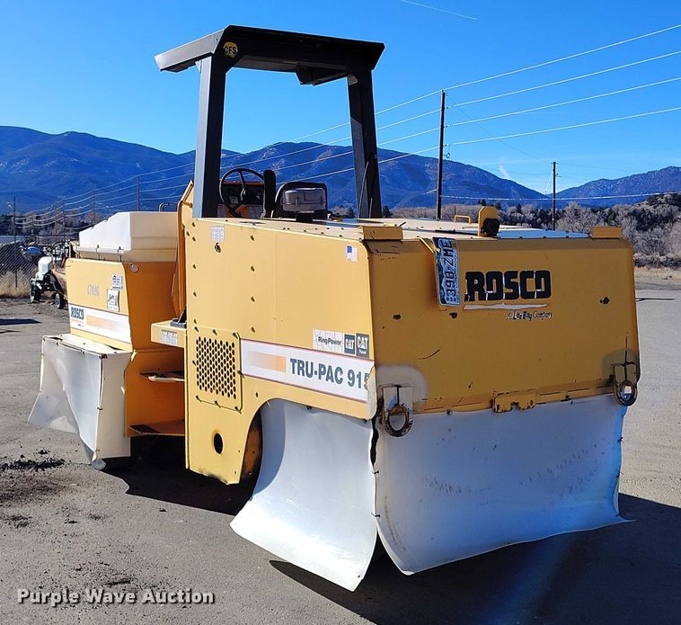 image for item DT0858 Rosco Tru-Pac 915 pneumatic roller