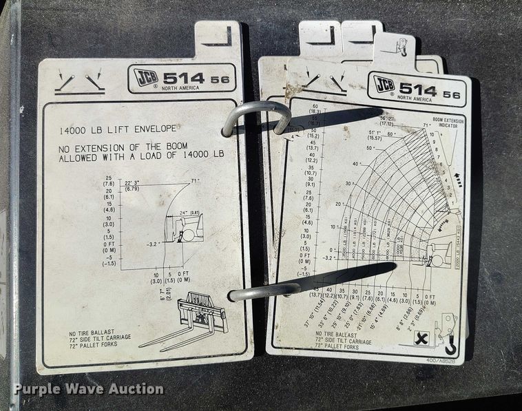 image for item DT0862 2017 JCB 514.56 telehandler