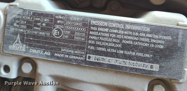 image for item DT0864 2015 JLG 450AJ boom lift