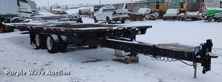 image for item DT0875 1986 Wisconsin DT20 tilt deck equipment trailer