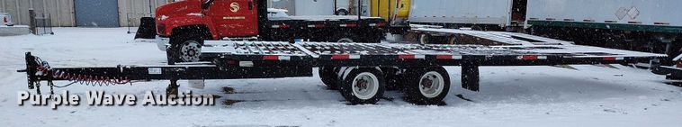 image for item DT0875 1986 Wisconsin DT20 tilt deck equipment trailer