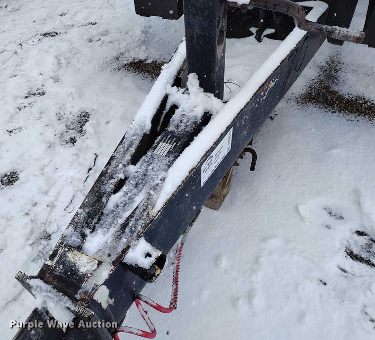 image for item DT0875 1986 Wisconsin DT20 tilt deck equipment trailer