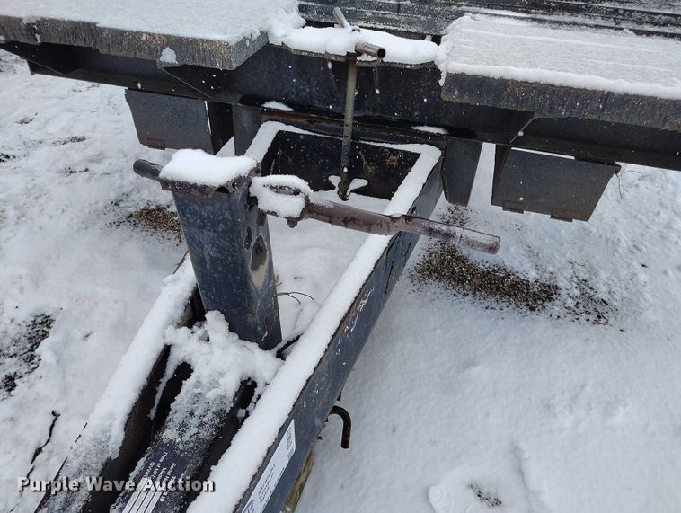 image for item DT0875 1986 Wisconsin DT20 tilt deck equipment trailer