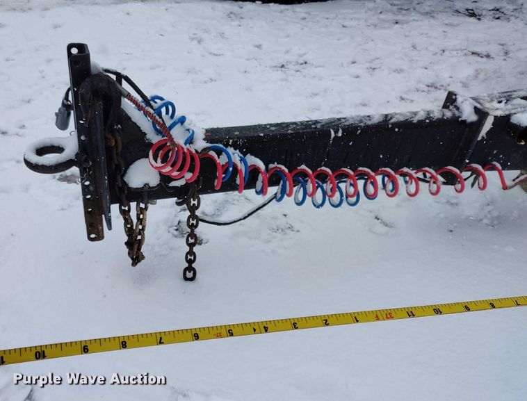 image for item DT0875 1986 Wisconsin DT20 tilt deck equipment trailer