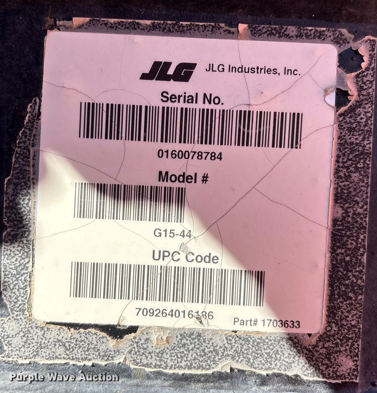 image for item DU0375 2017 JPG G15-44A telehandler