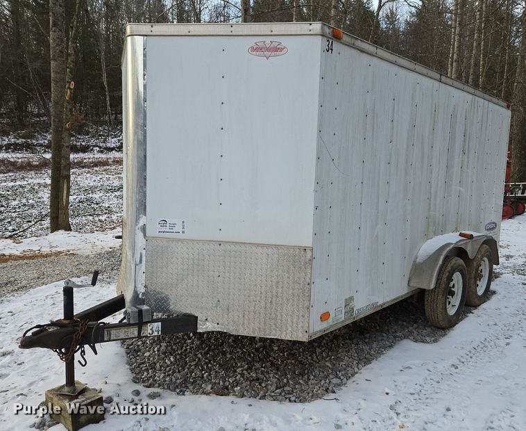 image for item DU2705 2014 Victory Trailers  enclosed cargo trailer