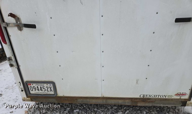 image for item DU2705 2014 Victory Trailers  enclosed cargo trailer