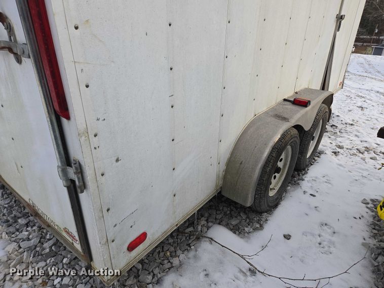 image for item DU2705 2014 Victory Trailers  enclosed cargo trailer