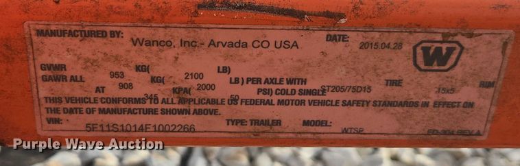 image for item DU2706 (2) arrow board trailers