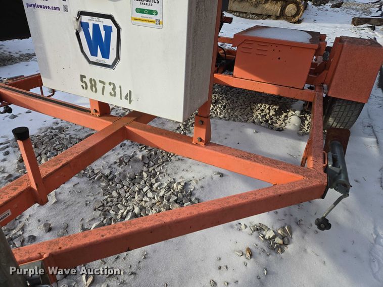 image for item DU2707 2014 Wanco message board trailer