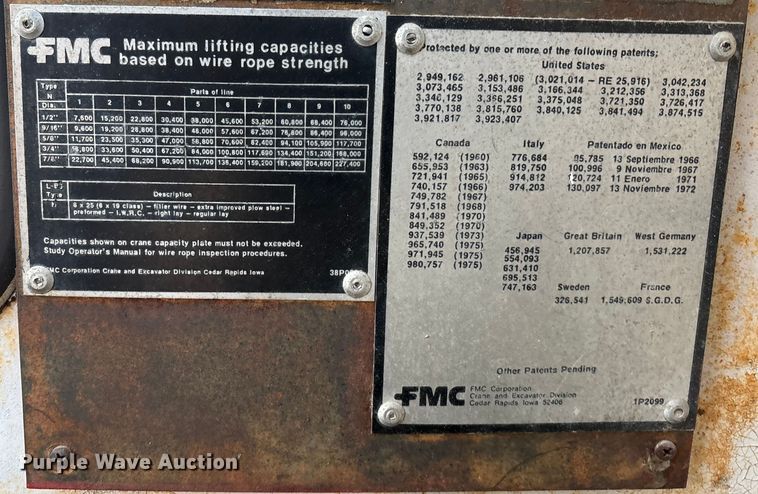 image for item DU6940 Link Belt HSP-25 crane