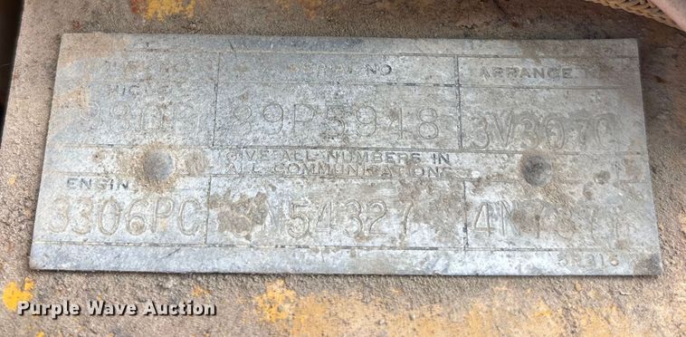 image for item DU6941 1977 Caterpillar 980B wheel loader