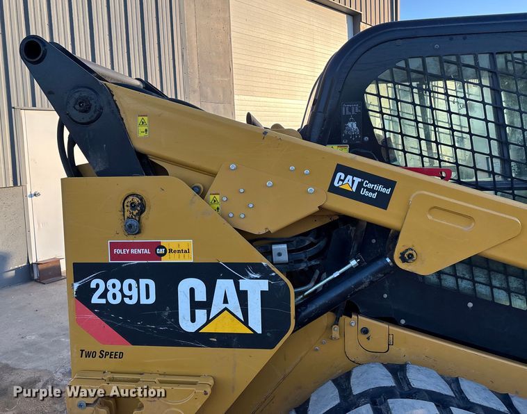 image for item DU6949 2019 Caterpillar 289D tracked skid steer loader