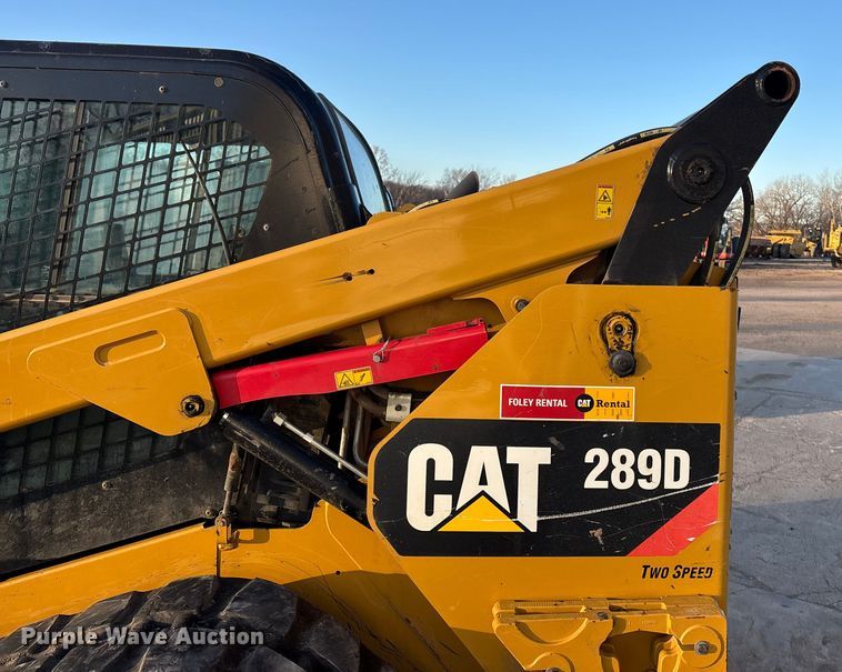 image for item DU6949 2019 Caterpillar 289D tracked skid steer loader
