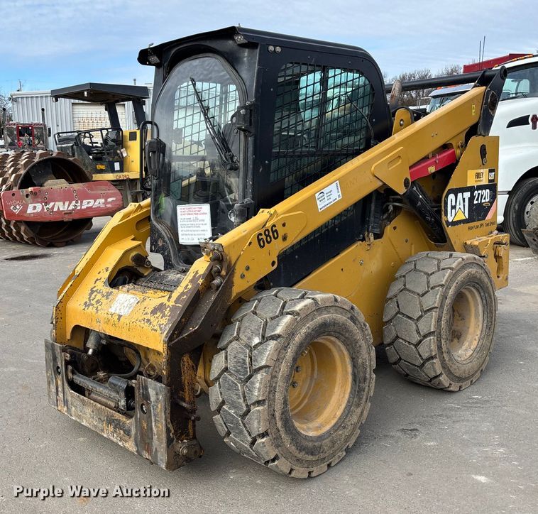 image for item DU6950 2016 Caterpillar 272D2 skid steer loader