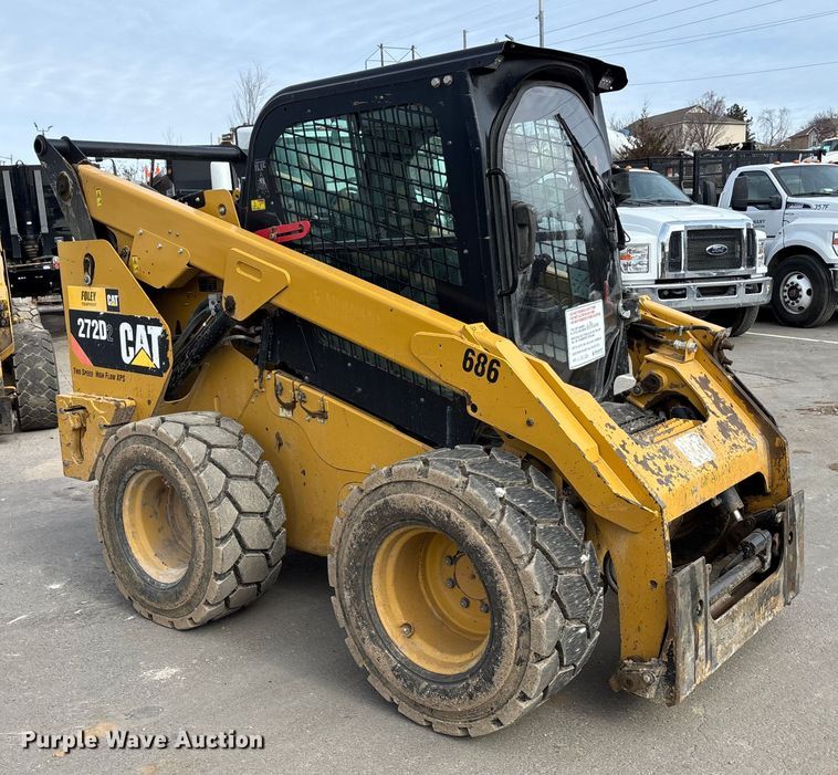 image for item DU6950 2016 Caterpillar 272D2 skid steer loader