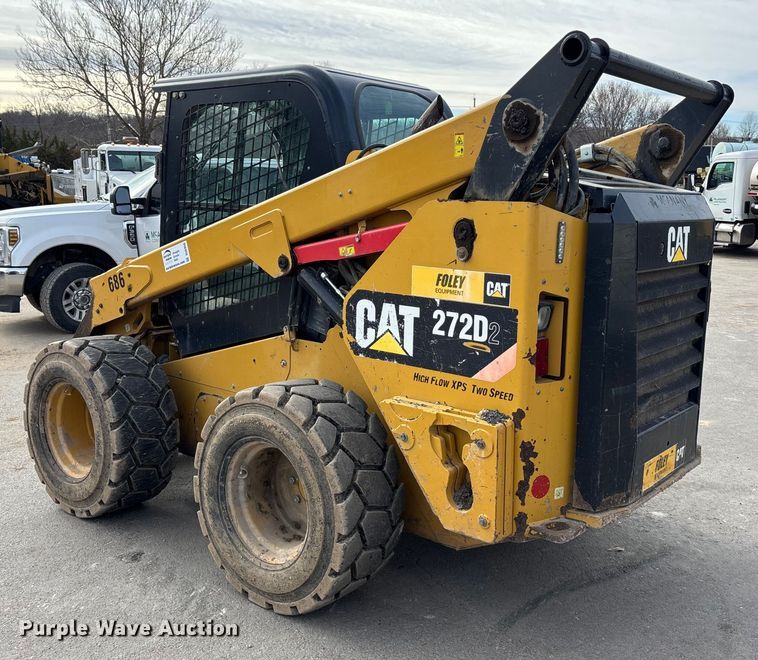 image for item DU6950 2016 Caterpillar 272D2 skid steer loader