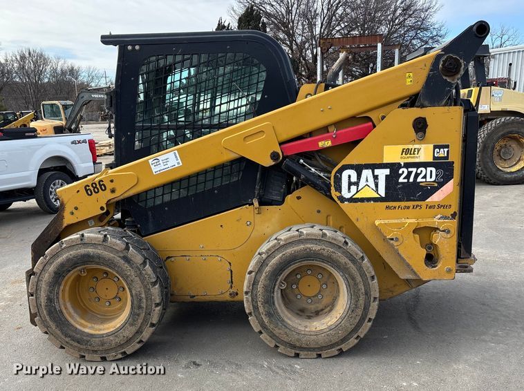 image for item DU6950 2016 Caterpillar 272D2 skid steer loader