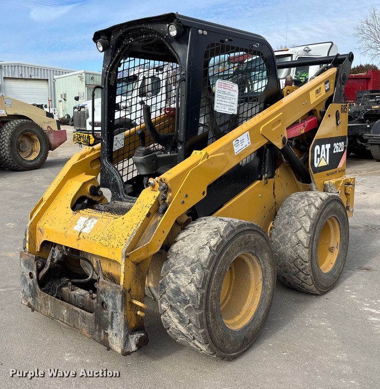 image for item DU6951 2015 Caterpillar 262D skid steer loader