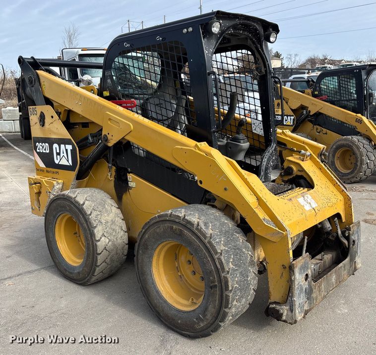 image for item DU6951 2015 Caterpillar 262D skid steer loader