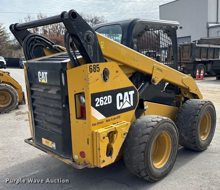 image for item DU6951 2015 Caterpillar 262D skid steer loader