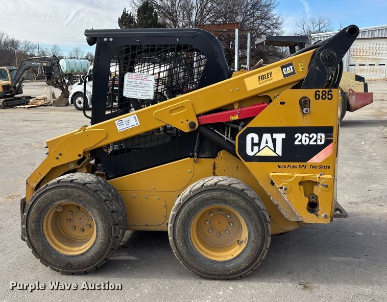 image for item DU6951 2015 Caterpillar 262D skid steer loader