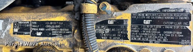 image for item DU6951 2015 Caterpillar 262D skid steer loader