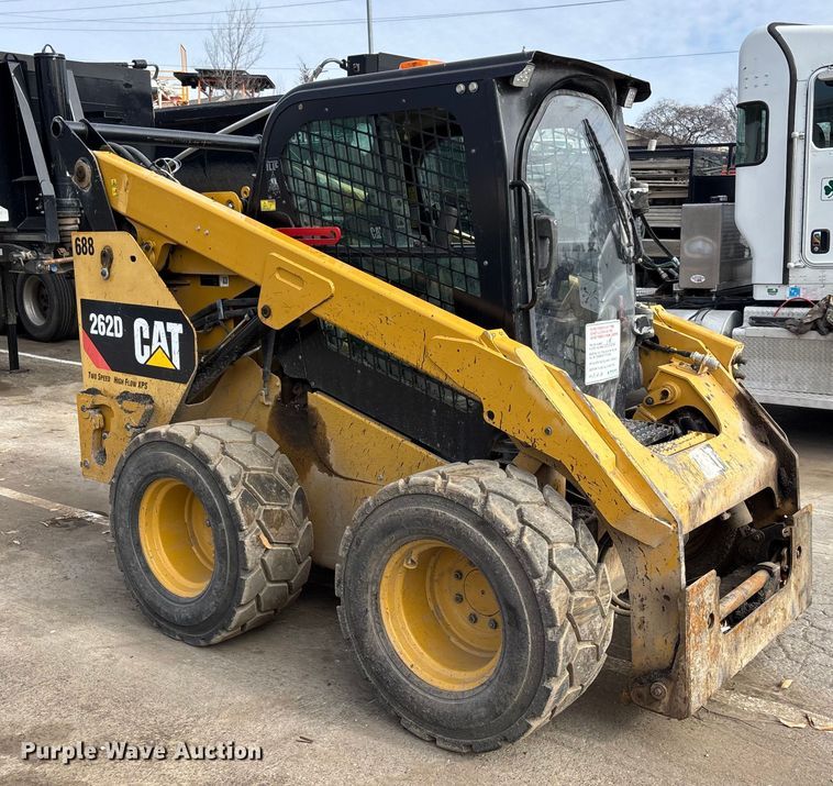 image for item DU6952 2015 Caterpillar 262D skid steer loader