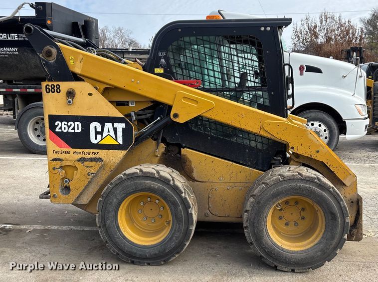image for item DU6952 2015 Caterpillar 262D skid steer loader