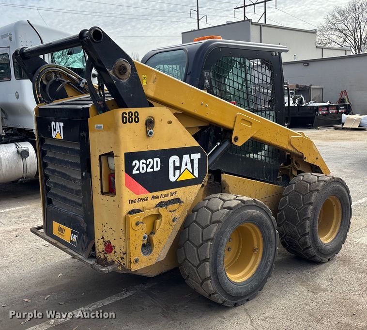 image for item DU6952 2015 Caterpillar 262D skid steer loader