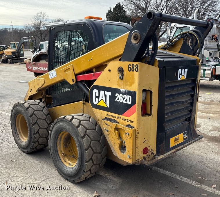 image for item DU6952 2015 Caterpillar 262D skid steer loader