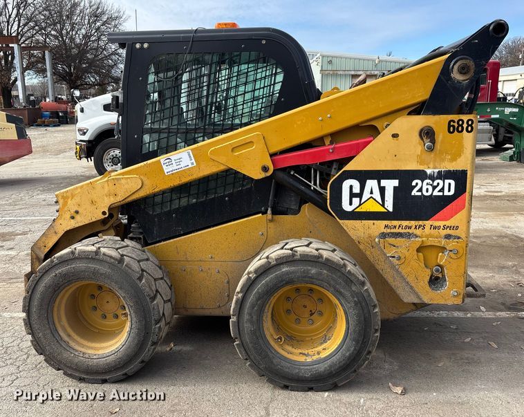 image for item DU6952 2015 Caterpillar 262D skid steer loader