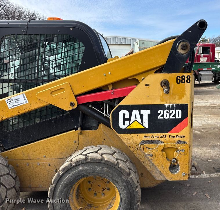 image for item DU6952 2015 Caterpillar 262D skid steer loader