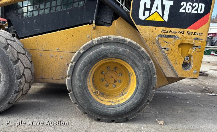 image for item DU6952 2015 Caterpillar 262D skid steer loader
