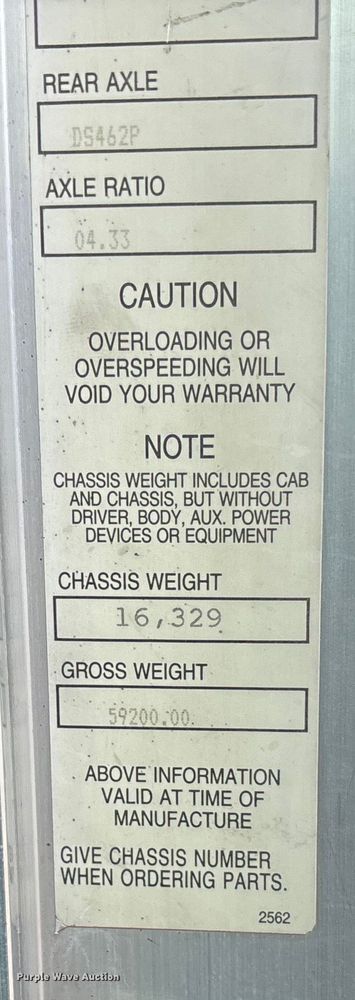 image for item DU6953 2001 Kenworth W900 semi truck