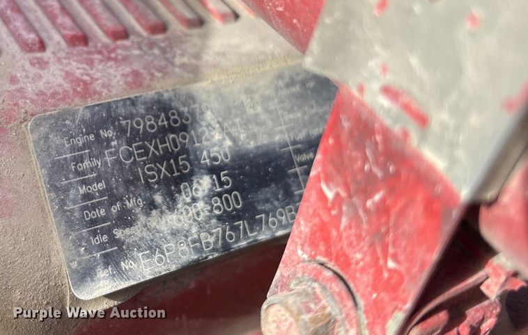 image for item DU6954 2016 Kenworth T800 dump truck