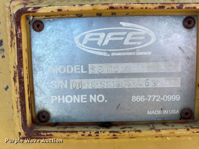 image for item DU6973 AFE SSECO skid steer brush mower